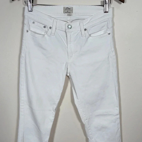 J.CREW 8" Toothpick Jean  In White - Picture 4 of 11
